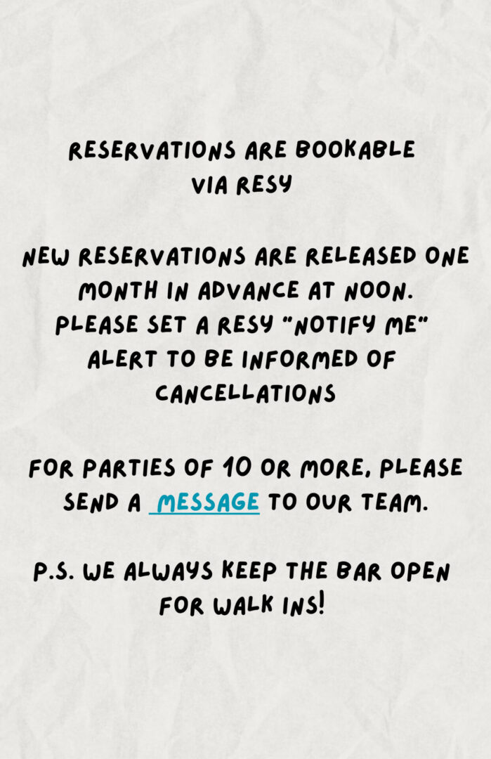 Reservations Web