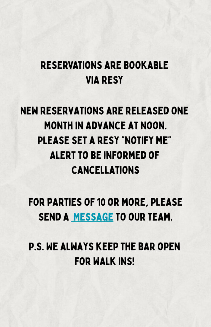 Web Reservations 10/01/26